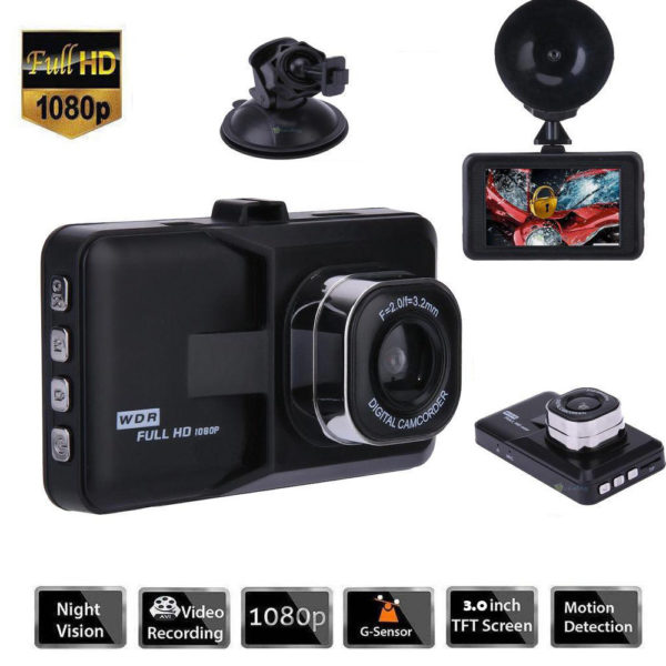 DASHCAM ENREGISTREUR 1080P FULL HD 3 POUCES – Image 2