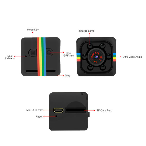 MINI CAMERA ESPION SQ11 PRO 1080P – Image 2
